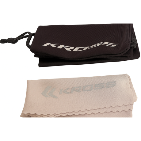 Kross Fahrradbrille Flash UV400 polarisierte Gläser – schwarzer Rahmen