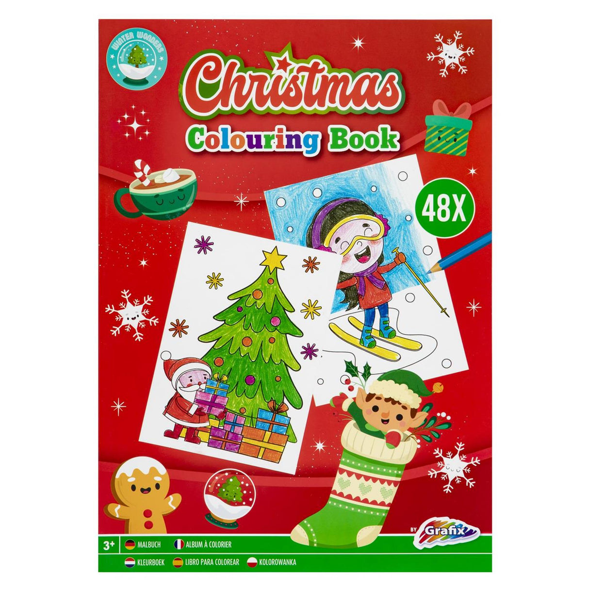 Colorbook Weihnachten A4, 48 Blätter