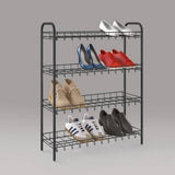 Metaltex Schuhrock 4 Racks 64x23x80,5 cm Schwarz