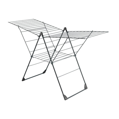 Metaltex Tomado Vento Wäscheständer schwarz 110 x 177 x 66 cm