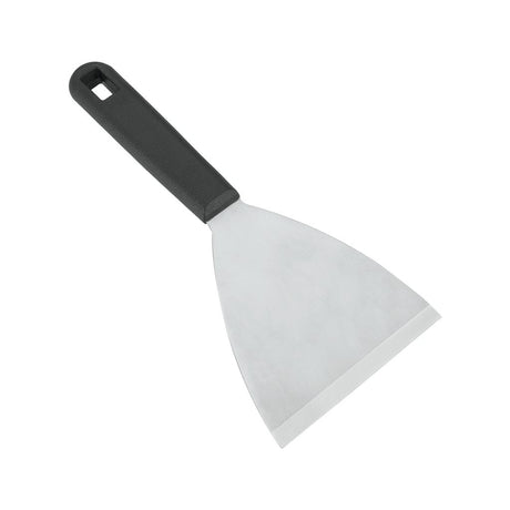 Metaltex Plancha-Grillspatel 23,8 x 10 cm, schwarzer Edelstahl