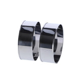 Metaltex Backringe 8,5x3,2 cm, 2 Stück Edelstahl