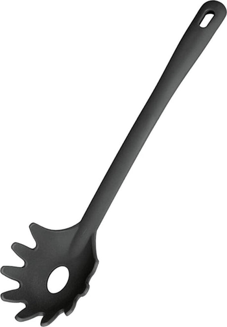 Tomado-Metaltex Tecna Line PPA schwarzer Spaghettilöffel, max. 270 °C, extra stark