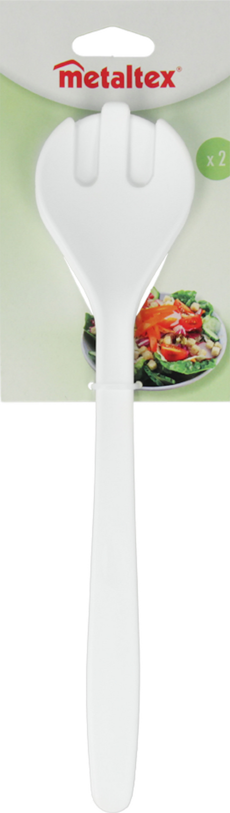 Salatbesteck aus Kunststoff 27,5 cm | 6 Stück