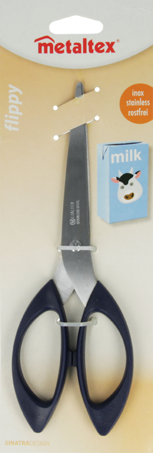 Metaltex flippy huishoudschaar 21cm