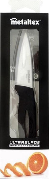 Metaltex Metaltex Ultrablade Keramikmesser, Klinge 13 cm, ergonomischer Soft-Touch-Griff, Gesamtlänge 25,5 cm