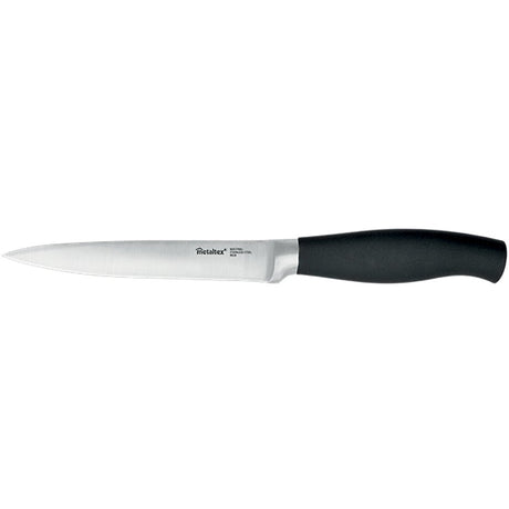Metaltex Comfort Küchenmesser 23 cm aus schwarzem Edelstahl