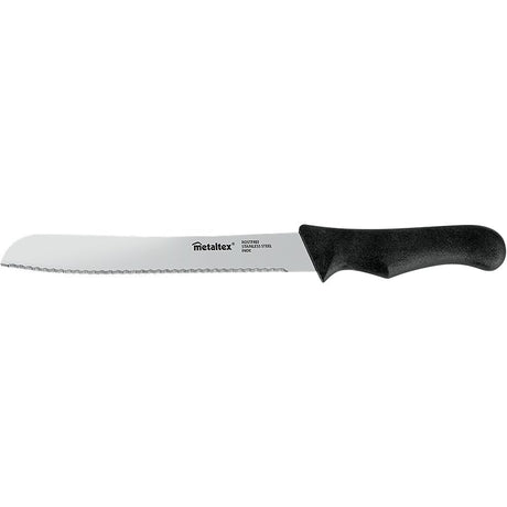 Metaltex Basic Line Brotmesser 31 cm Edelstahl schwarz