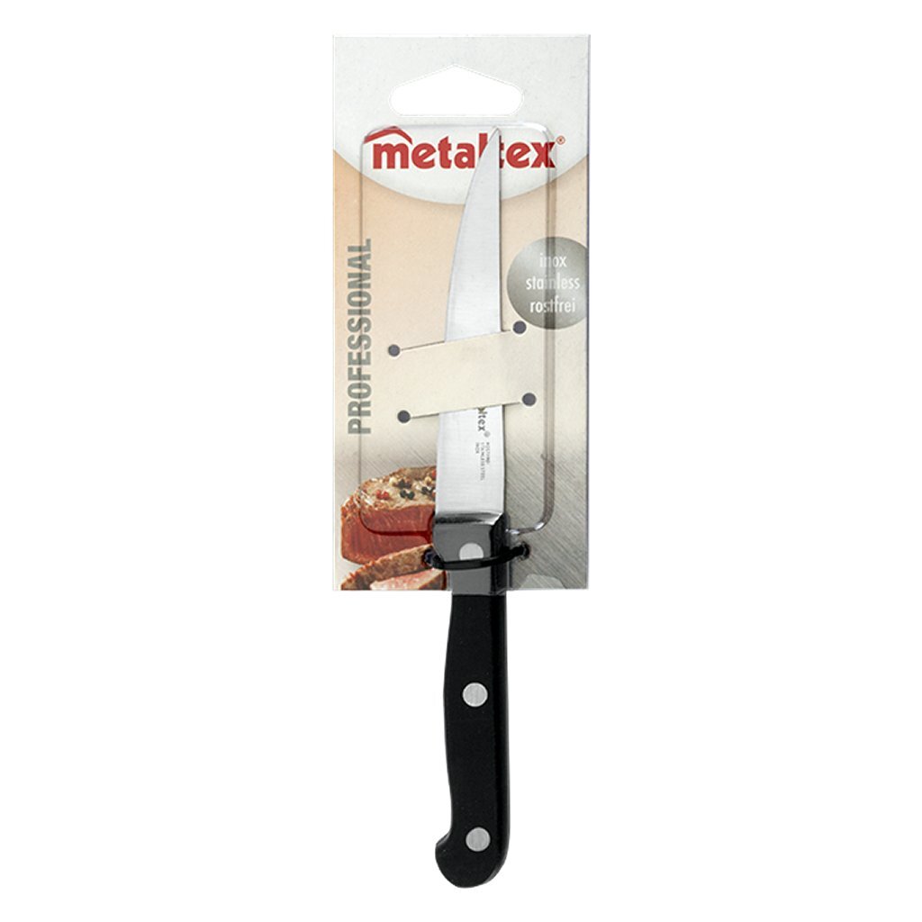 Metaltex Profi-Steakmesser 21 cm Edelstahl schwarz