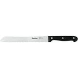Metaltex Profi-Brotmesser 32,5 cm aus schwarzem Edelstahl