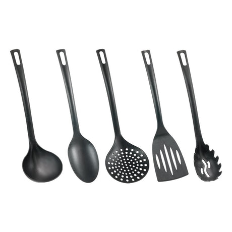 Metaltex Nylon Küchenutensilien schwarz 5 Stück