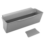 Metaltex Clean Tex Aufsatzabfallbehälter 35x16x13 cm grau