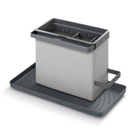 Metaltex Küchenhelfer ordentlich Tex Waschbecken Organizer 24x13x14 cm Grau
