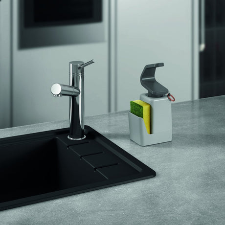 Metaltex SOAP-TEX-SOAP-Spender 11x8x22 cm Grau