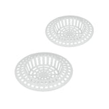 Metaltex Spülbeckenfilter 2 Stück aus weißem Kunststoff