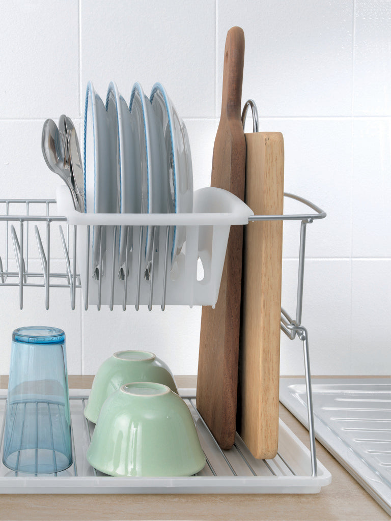 Tomado-Metaltex Tomado-Metaltex Silber Abtropffläche 45x31x28cm 2 Etagen