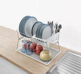 Tomado-Metaltex Tomado-Metaltex Silber Abtropffläche 45x31x28cm 2 Etagen