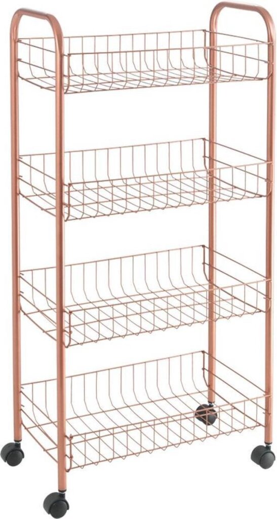 Metaltex Metaltex Trolley-Schrank Ascona 84x41cm Stahl Kupfer