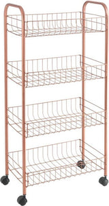 Metaltex Metaltex Trolley-Schrank Ascona 84x41cm Stahl Kupfer