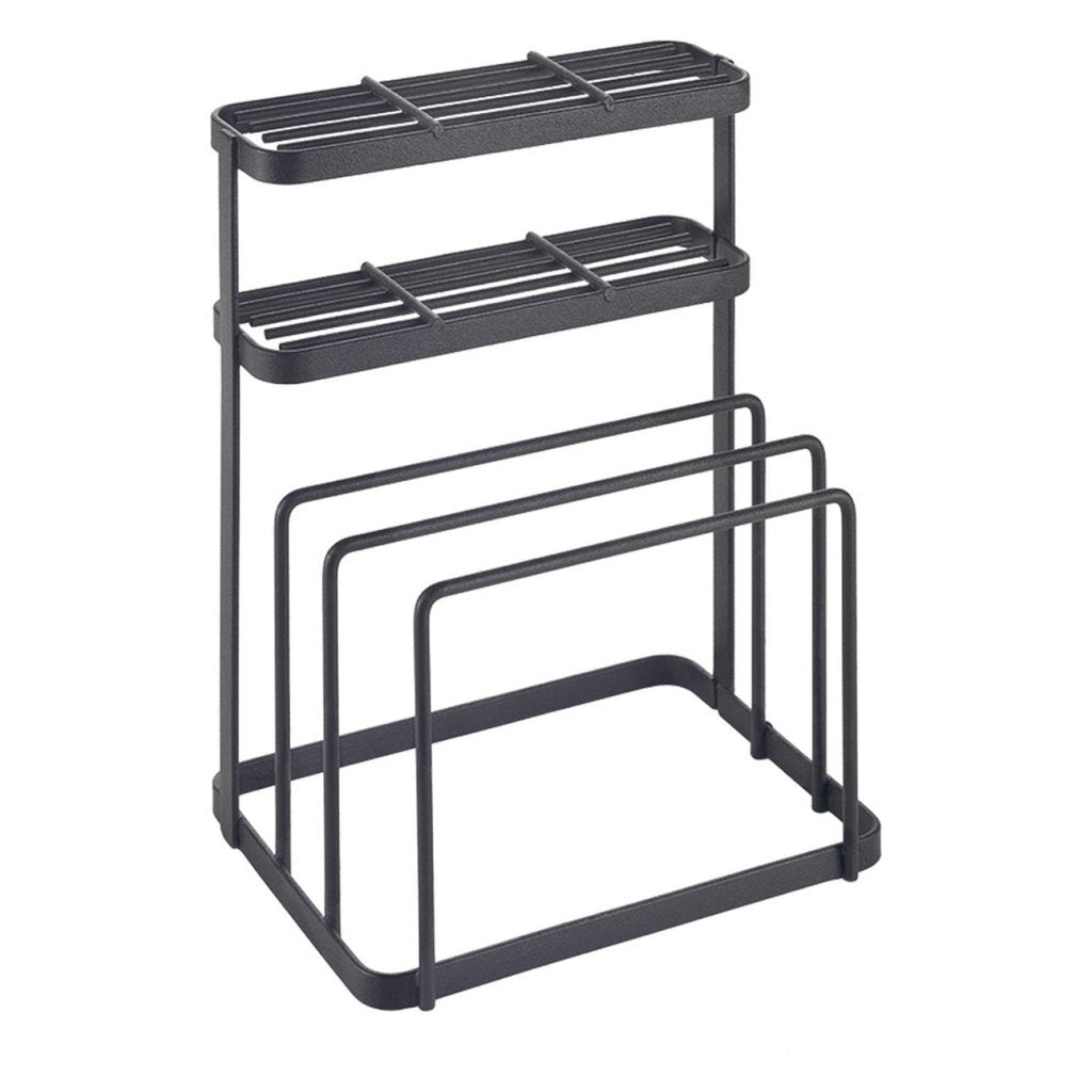 Metaltex Tokyo Line Ständer für Messer und Schneidebretter 16x12x22 cm schwarz