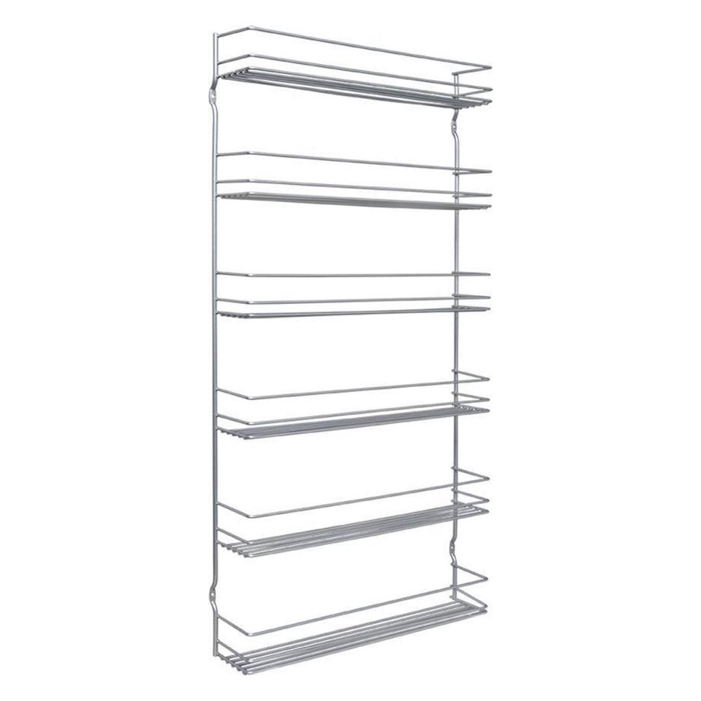 Metaltex Pepito Gewürzregal 6 Etagen 36x8x71 cm Silber