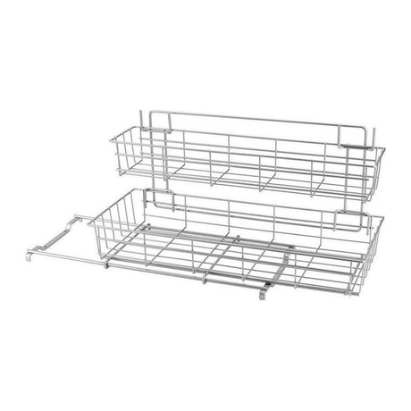 Metaltex Exciptable Lager Rack 20x58x28 cm Silber