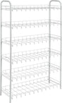 Tomado-Metaltex Tomado Metaltex Shoe 6 Schuhregal weiß 64x23x104 cm 6 Etagen