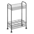 Metaltex Belino Lava Trolley + Flaschenhalter 23x41x63 schwarz