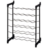 Tomado-metaltex Chianti Weinregal für 30 Flaschen 68x50x26 cm schwarz