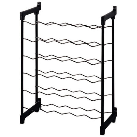 Tomado-metaltex Chianti Weinregal für 30 Flaschen 68x50x26 cm schwarz