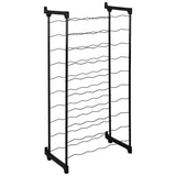 Tomado-Metaltex Barbera Weinregal für 50 Flaschen 108x50x26 cm schwarz