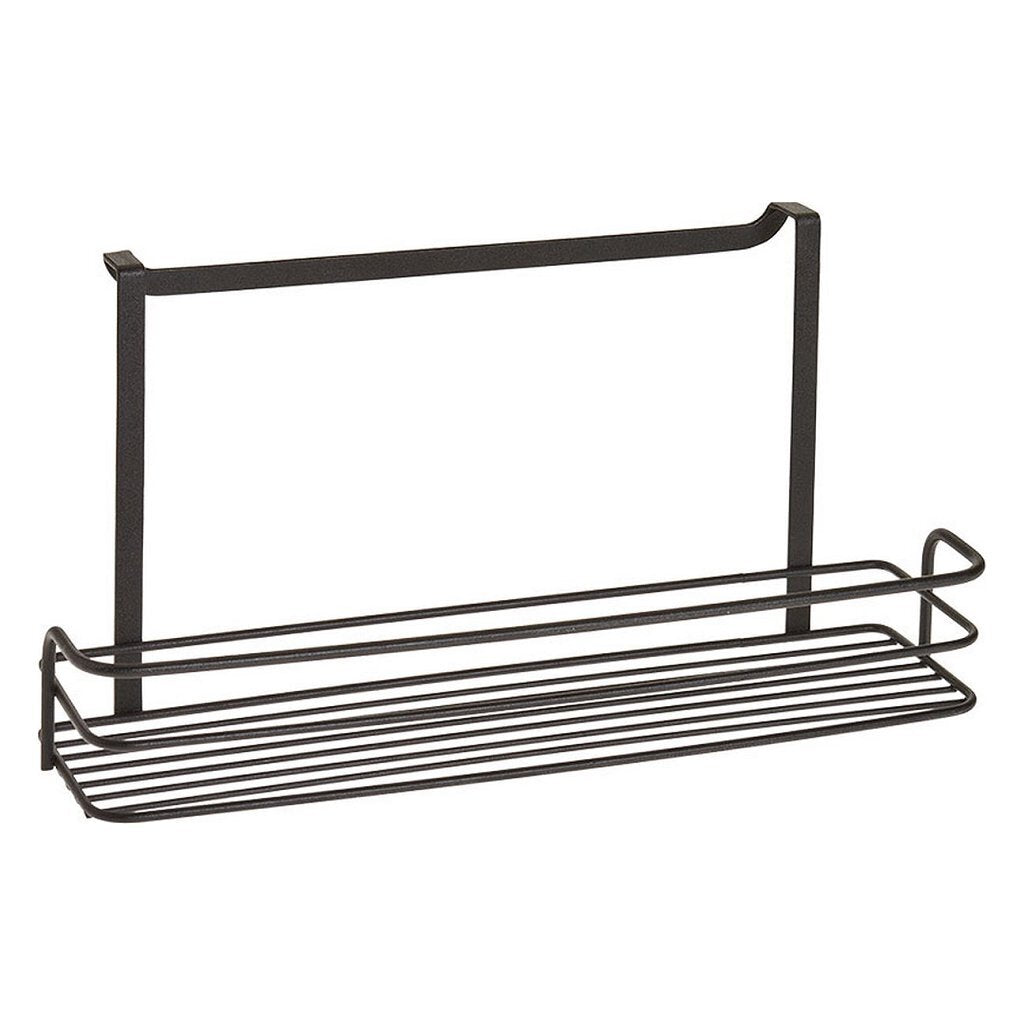 Metaltex Badezimmerregal 34x11x17 cm schwarz