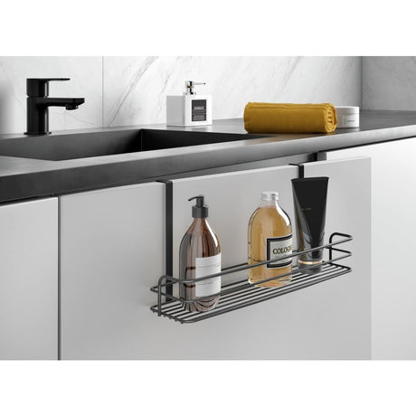 Metaltex Badezimmerregal 34x11x17 cm schwarz