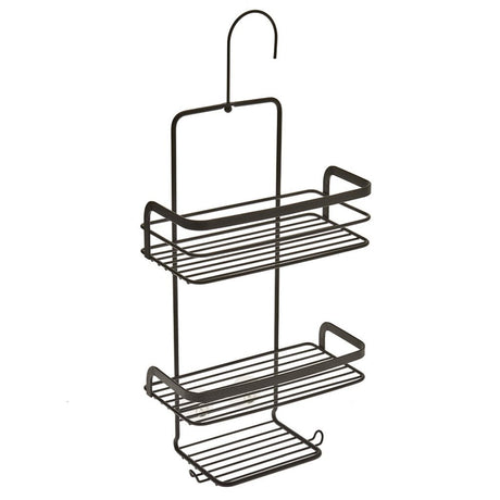 Metaltex Origin Line Duschleck 3 Böden 23x12x38 cm Schwarz