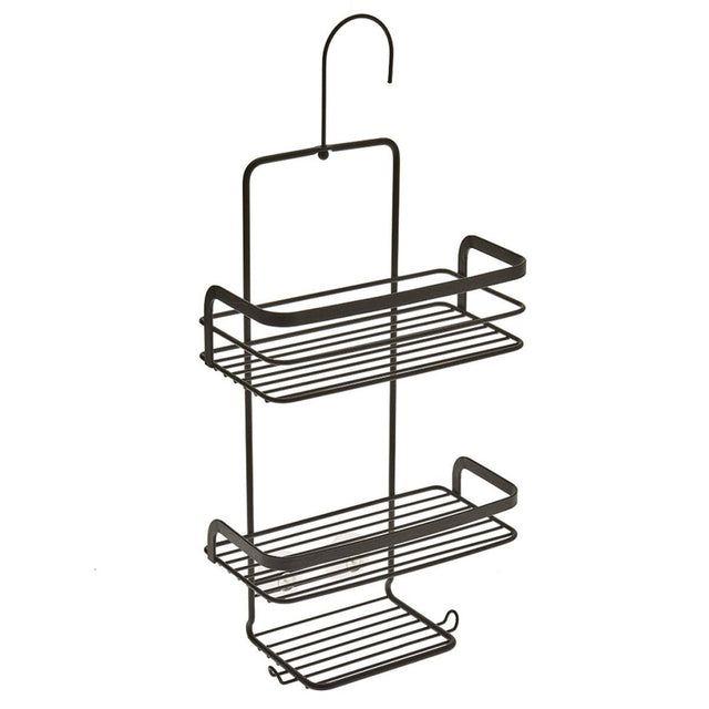 Metaltex Origin Line Duschleck 3 Böden 23x12x38 cm Schwarz