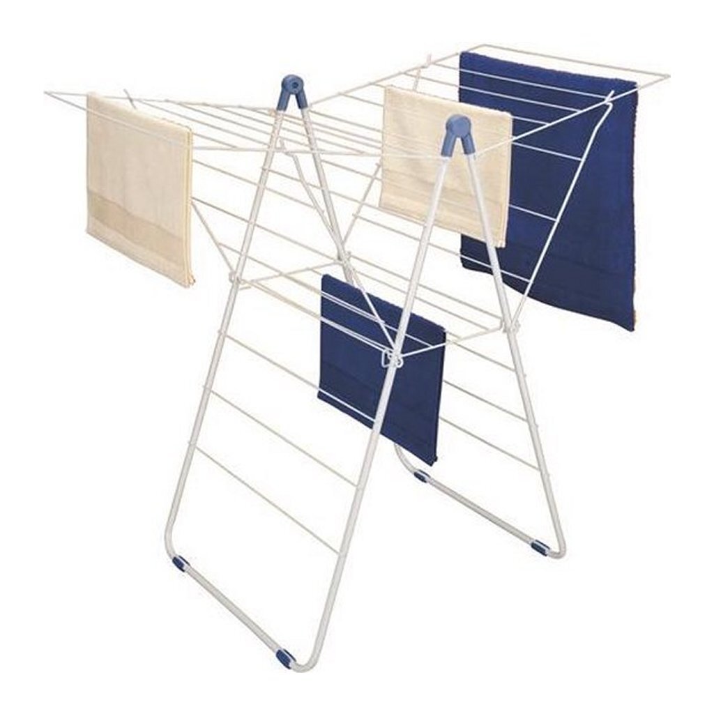 Metaltex vento 20 Wäscheständer 58x111x109 cm graublau