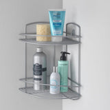Metaltex Onda Eckregal 22x22x35cm 2 Lagen