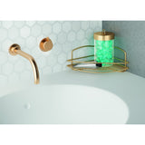 Metaltex Metaltex Onda Eckregal 22x22x11 cm Gold