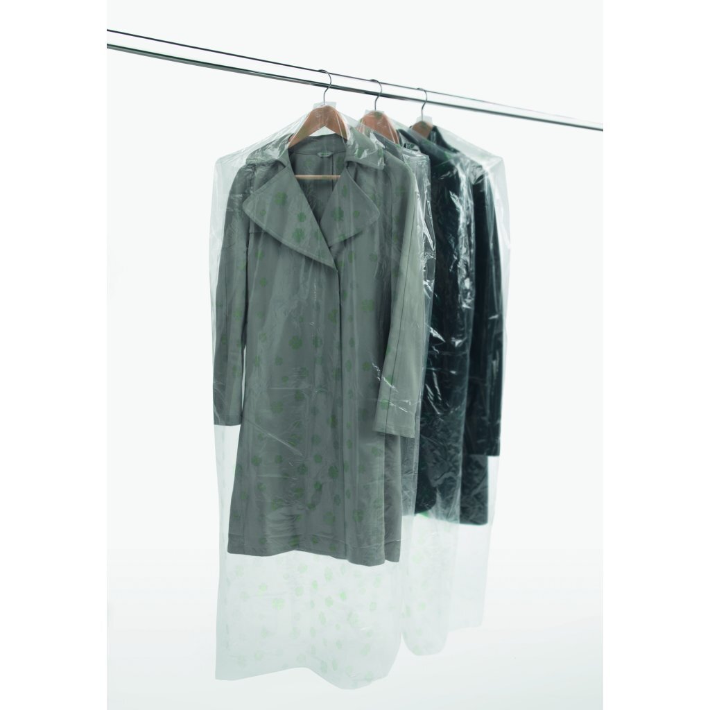 Metaltex Kleidertaschen 65x140 cm 3 Stück transparent