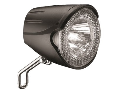 Marwi Scheinwerfer sportlich LED 20 Lux für Nabendynamo - schwarz (Werkstattverpackung)