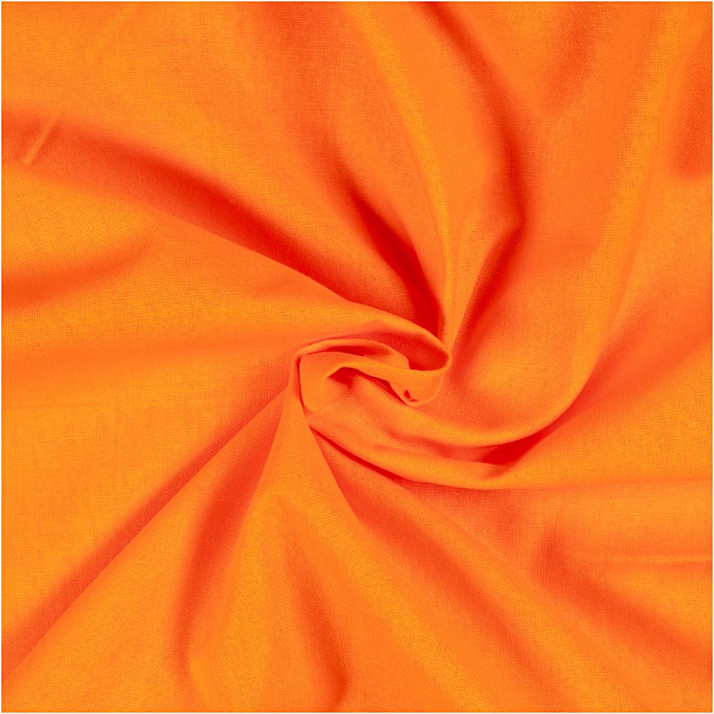 Creativ Company Stoff, B: 145 cm, 140 gr, orange, 5 m 1 Karton