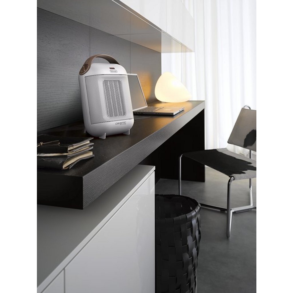 Delonghi hfx30c18.iw Keramikheizung weiß braun