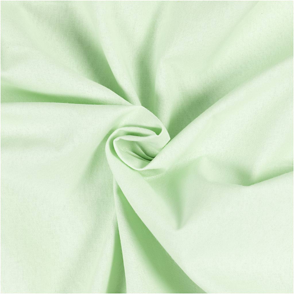 Creativ Company Stoff, B: 145 cm, 140 gr, hellgrün, 5 m 1 Karton