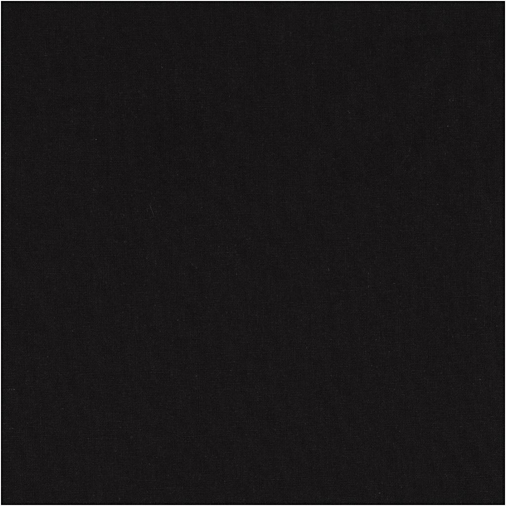 Stoff der Firma Creativ, B: 145 cm, 140 g, schwarz, 5 m 1 Karton