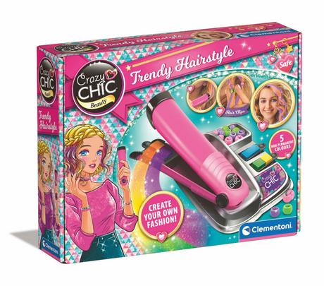 Clementoni Crazy Chic – trendiges Frisuren-Haarfärbeset