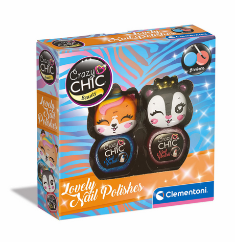 Clementoni Crazy Chic Nagellack Blaurot, 2st.