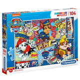 Clementoni Supercolor Puzzle Paw Patrol Strip 104 Teile