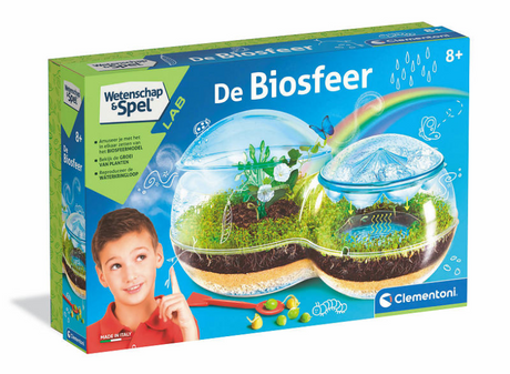 Clementoni Wissenschaftsspiel – Die Biosphäre – Experimentierbox – Wissenschaftslabor – ab 8 Jahren
