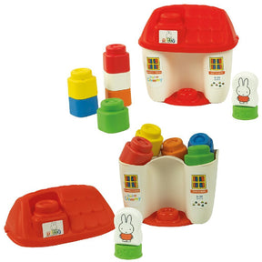 Clementoni Soft Clemmy - Miffy House - Miffy Spielzeug-Stapelblöcke - Babyblöcke - ab 6 Monaten
