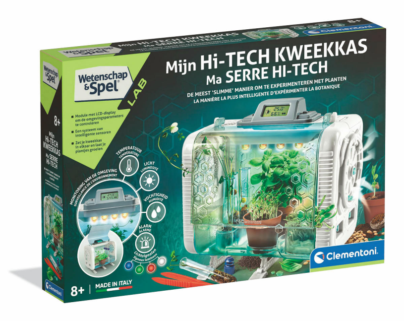 Clementoni Wissenschaft und Spiel – mein High-Tech-Gewächshaus-Experimentierset